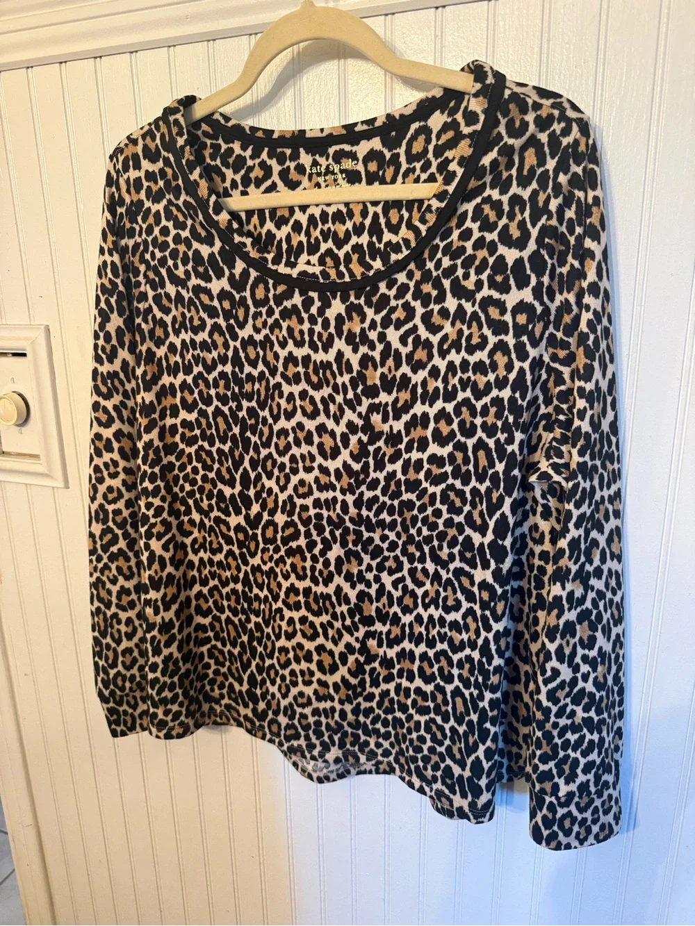 Kate Spade Animal Print XL Sweater